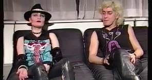 Siouxsie & Budgie - Interview Pop Elektron, Belgian TV 20.12.82