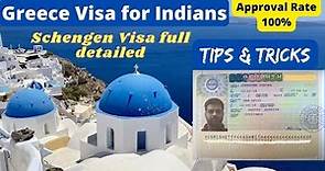 Greece Visa for Indians | Schengen Visa Tips and Tricks | Greece visa 100% for Indians