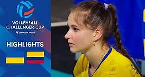 🇺🇦 UKR vs. 🇨🇴 COL - Highlights Final 3-4 | Women's Challenger Cup 2023