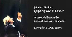 Brahms: Symphony No.4 in E minor - Bernstein / Wiener Philharmoniker