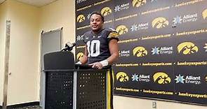 Iowa linebacker Nick Jackson after shutting out Rutgers: 'I could not be happier to be a Hawkeye'