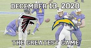 Atlanta Falcons vs. Los Angeles Chargers (December 13, 2020) - The Greatest Game