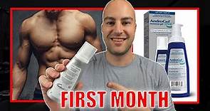 First MONTH of AndroGel | Testosterone Replacement Therapy (TRT) | Review