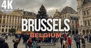 A City Walk Through in Brussels, The Capital of Europe in 4K