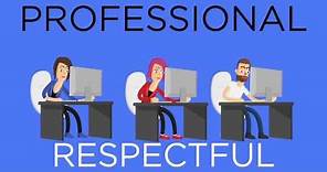 Respect in the Workplace