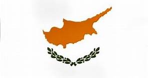 Evolución de la Bandera Ondeando de Chipre - Evolution of the Waving Flag of Cyprus