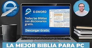 La mejor BIBLIA DE ESTUDIO PARA PC - Descarga E-SWORD gratis