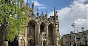 Visit to Peterborough Cathedral. Fascinating and Engaging. April 2022.