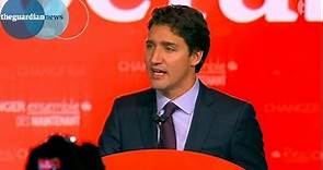 Justin Trudeau's election victory speech: 'Canadians have spoken'