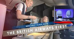 British Airways First Class Suites onboard Boeing 777-300ER from New York JFK to London LHR on BA182