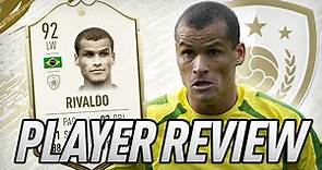 92 RIVALDO ICON PLAYER REVIEW! - FIFA 20 Ultimate Team
