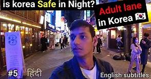 Is Seoul, South Korea Safe in Night? Adult lanes of Korea 🇰🇷