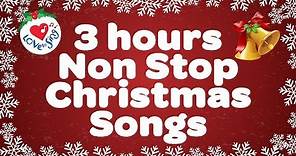POPULAR CHRISTMAS SONGS 3 HOURS NON STOP - MERRY CHRISTMAS