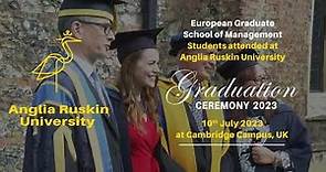 Anglia Ruskin University - Graduation Ceremony