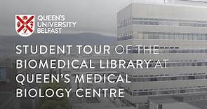 Student Tour of the Biomedical Library at Queen's Medical Biology Centre (MBC)