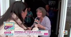 Donna surprises a Hoda & Jenna fan with tickets to be in our audience!