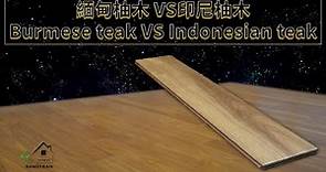 柚木地板品質-緬甸柚木與印尼柚木實木地板比較區分， Burmese teak vs Indonesian teak flooring