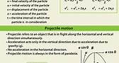 Projectile Motion: Definition, Concepts, Formulas, Videos and Examples