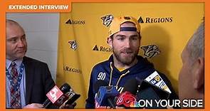 Full interview: Ryan O'Reilly returns to St. Louis for first time as a Predator