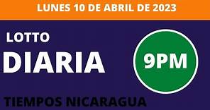 Resultados | Diaria 9:00 pm Loto Nicaragua, hoy Lunes 10 de abril 2023. Tiempos Nica Jugá 3, Fechas