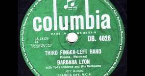 Barbara Lyon - Letter To A Soldier ( 1956 )