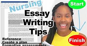 Nursing essay tips | How to write a nursing essay