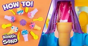 NEW Soft Serve Station How To | Kinetic Sand | Toys for Kids