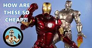 How are these Iron Man figures SO CHEAP? ZD Toys Iron Man Mark II and III (Light-up)