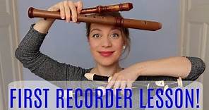 Your first RECORDER LESSON! | Team Recorder BASICS
