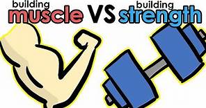 Building Muscle Vs Building Strength - What's the Difference?