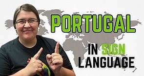 How to sign Portugal in Portuguese Sign Language 🇵🇹