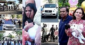 Mukesh Ambani Daughter Isha Ambani Piramal Twin Babies Grand Welcome In India With Insane Security!!