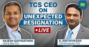 TCS Announces Leadership Change; Rajesh Gopinathan And K Krithivasan Address The Media