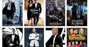 Daniel Craig (James Bond) all movie list (1992 - 2022)