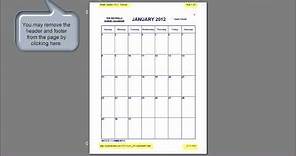The No-Frills Printable Calendar - How To Print Our Calendars in Portrait and Landscape Mode