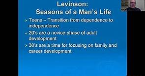 Levinson's Seasons of a Man's Life