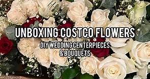 UNBOXING WHOLESALE BULK FLOWERS FROM COSTCO FOR WEDDING | Roses, Greenery, and Fillers under $250