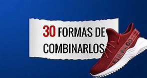 30 formas de combinar ZAPATILLAS * TENIS rojos/outfits deportivos con zapatos rojos 🔴