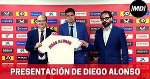 La presentación de Diego Alonso como nuevo entrenador del Sevilla