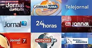 Portuguese TV News Intros 2020 / Openings Compilation (HD)