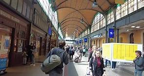 Wroclaw - inside impressive railway station [full walk]