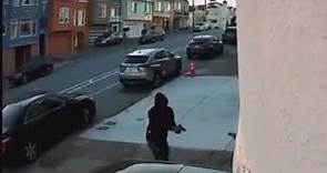 Armed robbery in San Francisco captured on surveillance video