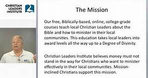 Introduction to Christian Leaders Institute