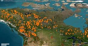 NASA mapping data shows extent of wildfires across Canada