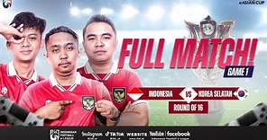 FULL MATCH GAME 1: INDONESIA VS KOREA SELATAN | AFC eASIAN CUP QATAR