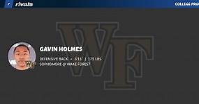 Gavin Holmes JUNIOR Defensive Back Texas