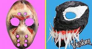 Repainting Cheap Halloween mask from Spirit Halloween compilation