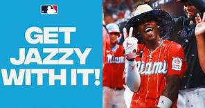 Jazz Chisholm Jr. LAUNCHES the Marlins first grand slam of the year!
