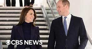 Prince William and Kate arrive in Boston for first U.S. trip in 8 years