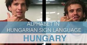 Alphabet in Hungarian Sign Language
